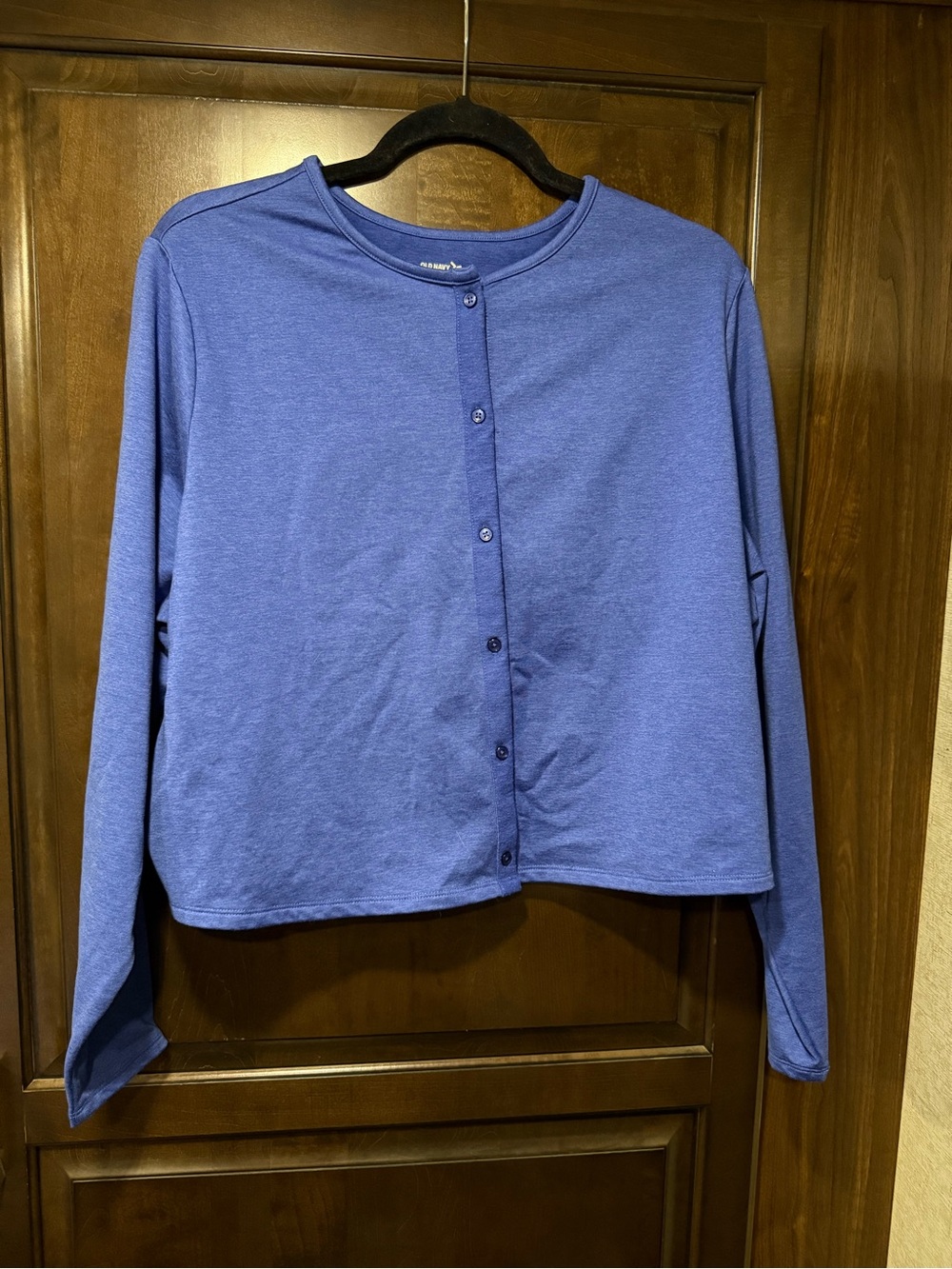 Old Navy Active Blue Button-Front Women's Top